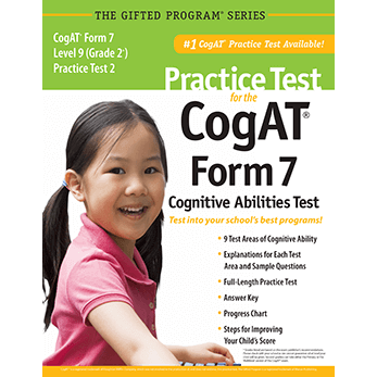 Cogat grade 2 form 7 level 9 Practice Test 2