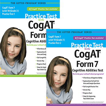 Cogat Grade 3 level 10 form 7 Practice Tests 1 and 2