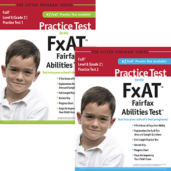 CogAT grade 2 Fairfax County FxAT Practice Tests 1 and 2