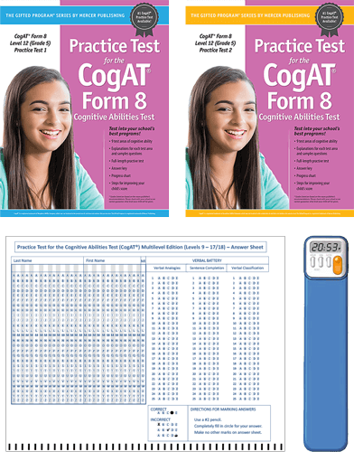 CogAT Grade 5 (Level 12) Form 8 Study Package