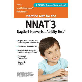 NNAT3 Grade Kindergarten Level A Practice test 3