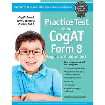 Cogat Form 8 Level 7 Grade 1 Practice Test 1 eBook