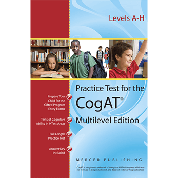 CogAT grade 2 form 6 multilevel level A Practice Test Multilevel Edition