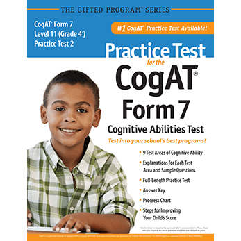 Cogat Grade 4 level 11 form 7 Practice Test 2 eBook