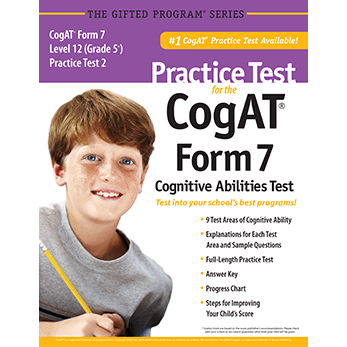 CogAT Grade 5 Level 12 form 7 Practice Test 2 eBook