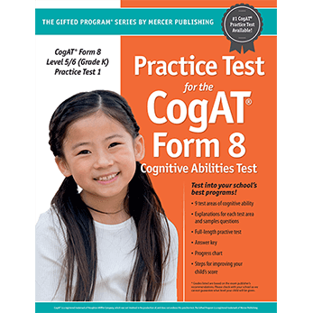 Cogat Form 8 Level 5/6 Grade K Practice Test 1 eBook
