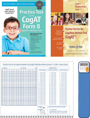 CogAT Grade 1 Essentials Study Package