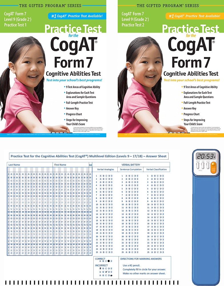 CogAT Form 7 Study Package for Grade 2 Multilevel