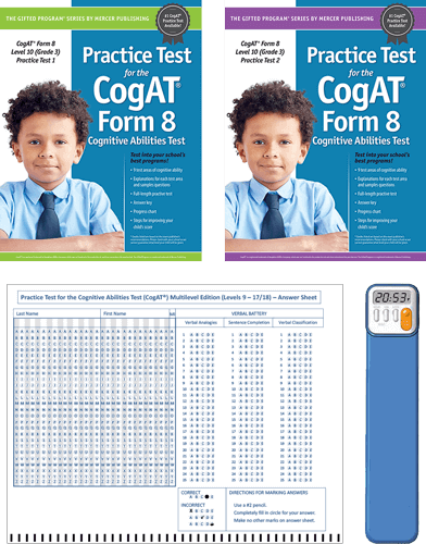 CogAT Grade 3 (Level 10) Form 8 Study Package