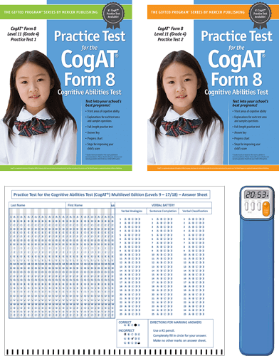 CogAT Grade 4 (Level 11) Form 8 Study Package