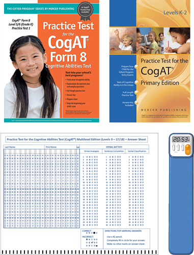 CogAT Grade K Essentials Study Package