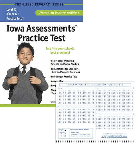 Iowa Assessments Grade 6 Study Package
