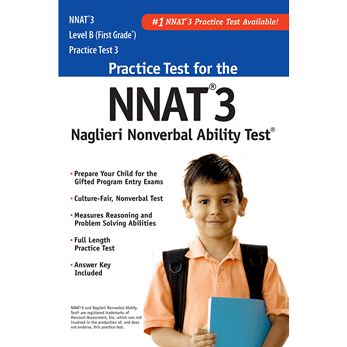 NNAT3 Grade 1 Level B Practice Test 3 eBook