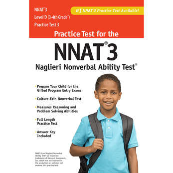 NNAT3 Grade 3/4 Level D Test 3 Practice Test eBook