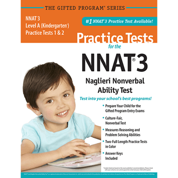 NNAT3 Grade Kindergarten Level A Practice test 1 and 2 eBook