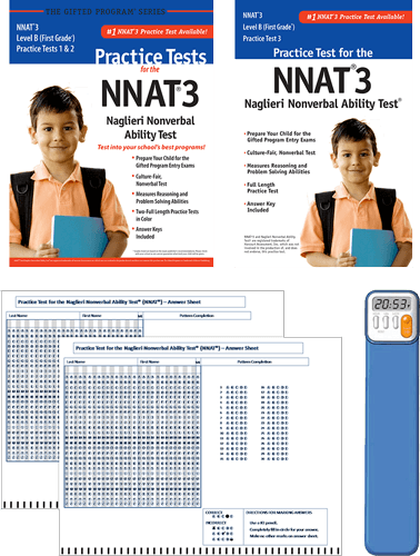 NNAT3 Grade 1 Level B test 1,2, and 3 - Total Study Package