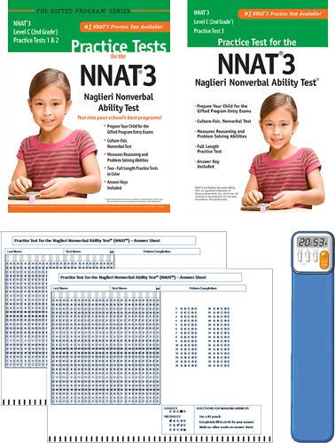 NNAT3 Grade 2 Level C Test 1, 2, and 3 - Total Study Package