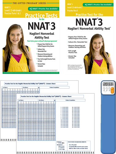 NNAT3 Grade 5/6 Level E Test 1, 2, and 3 - Total Study Package