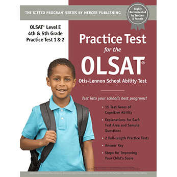 OLSAT Grades 4-5 Level E Practice Test eBook