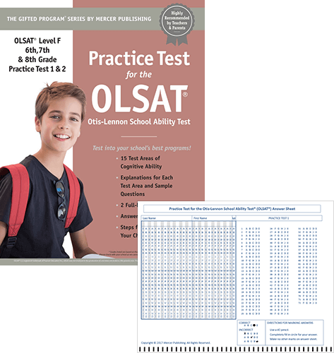OLSAT Grades 6-8 Study Package